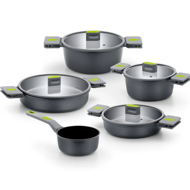 Batería de cocina 9 piezas Life