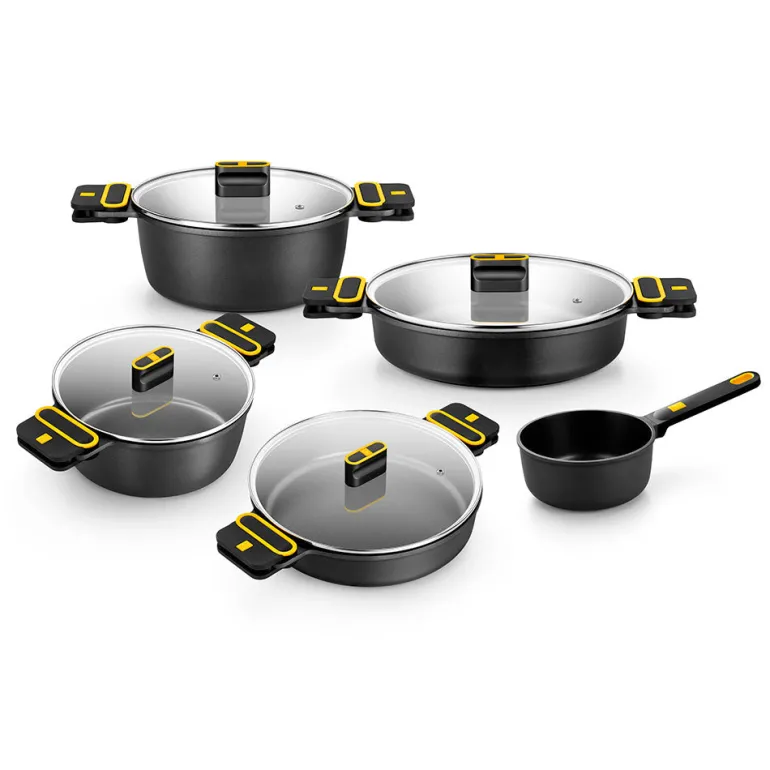 Batería de cocina 9 piezas Daily Pro