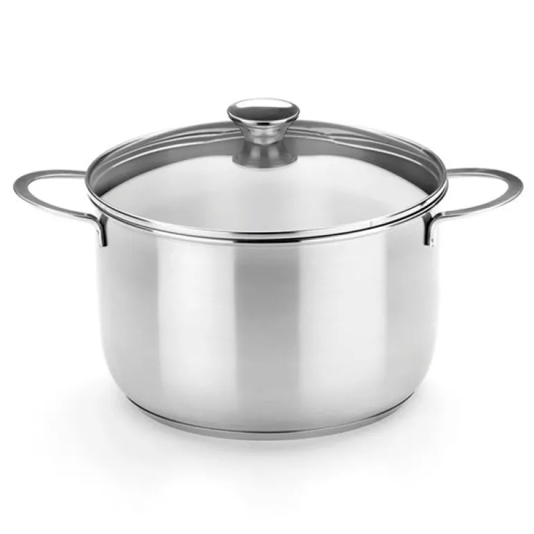 Batería de cocina 9 piezas acero inoxidable sin antiadherente Ancora