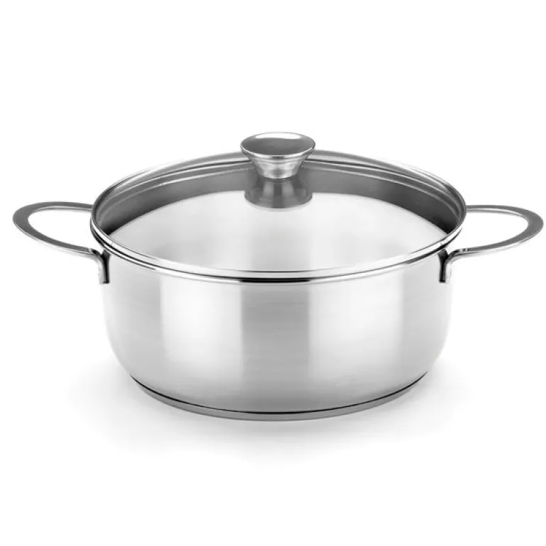 Batería de cocina 9 piezas acero inoxidable sin antiadherente Ancora