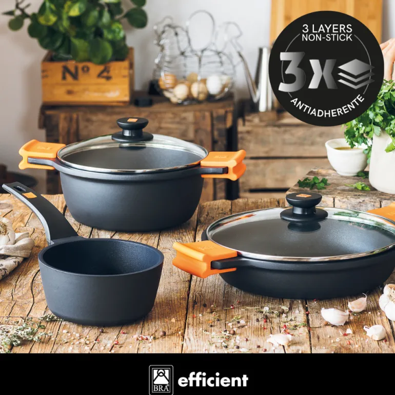 Batería de cocina 5 piezas Efficient