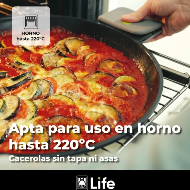 Batería de cocina 9 piezas Life