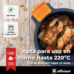 Batería de cocina 9 piezas Efficient