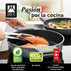 Batería de cocina 9 piezas Life