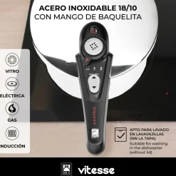 Olla a presión acero inoxidable Vitesse