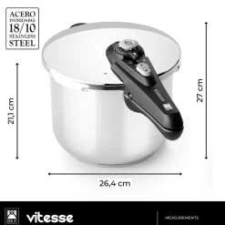 Olla a presión acero inoxidable Vitesse