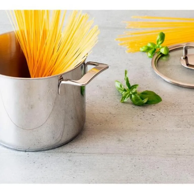 Olla acero inox con tapa sin antiadherente Signature