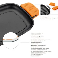 Plancha cuadrada lisa Efficient Iron