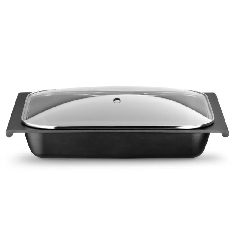 Tapa de cristal rectangular